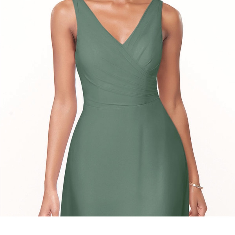 Azazie Nala Eucalytpus Dress